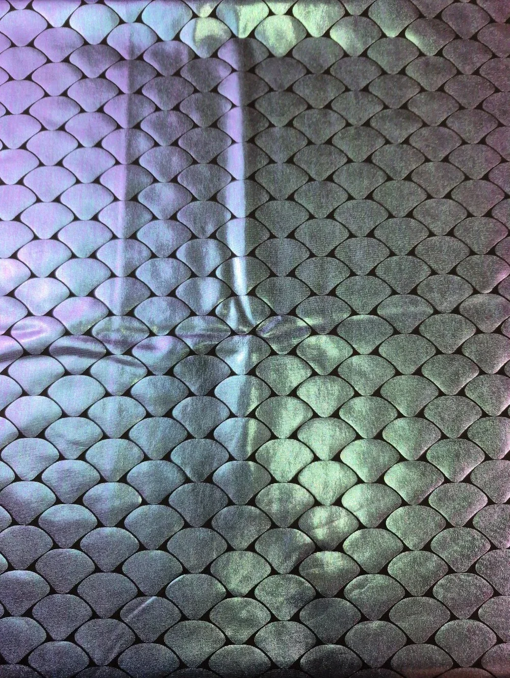 Iridescent Scale Pattern Fabric 70x34” Mermaid Costume Material
